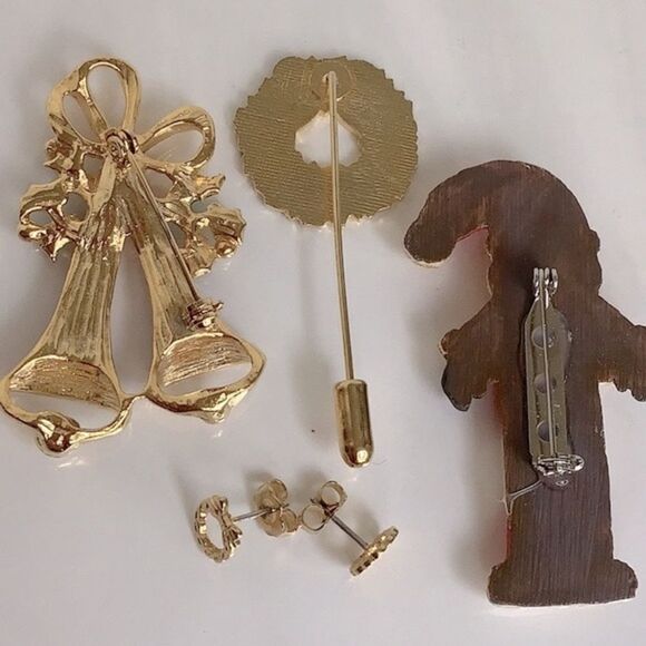 Holiday Pins Set of 3 - Picture 4 of 4